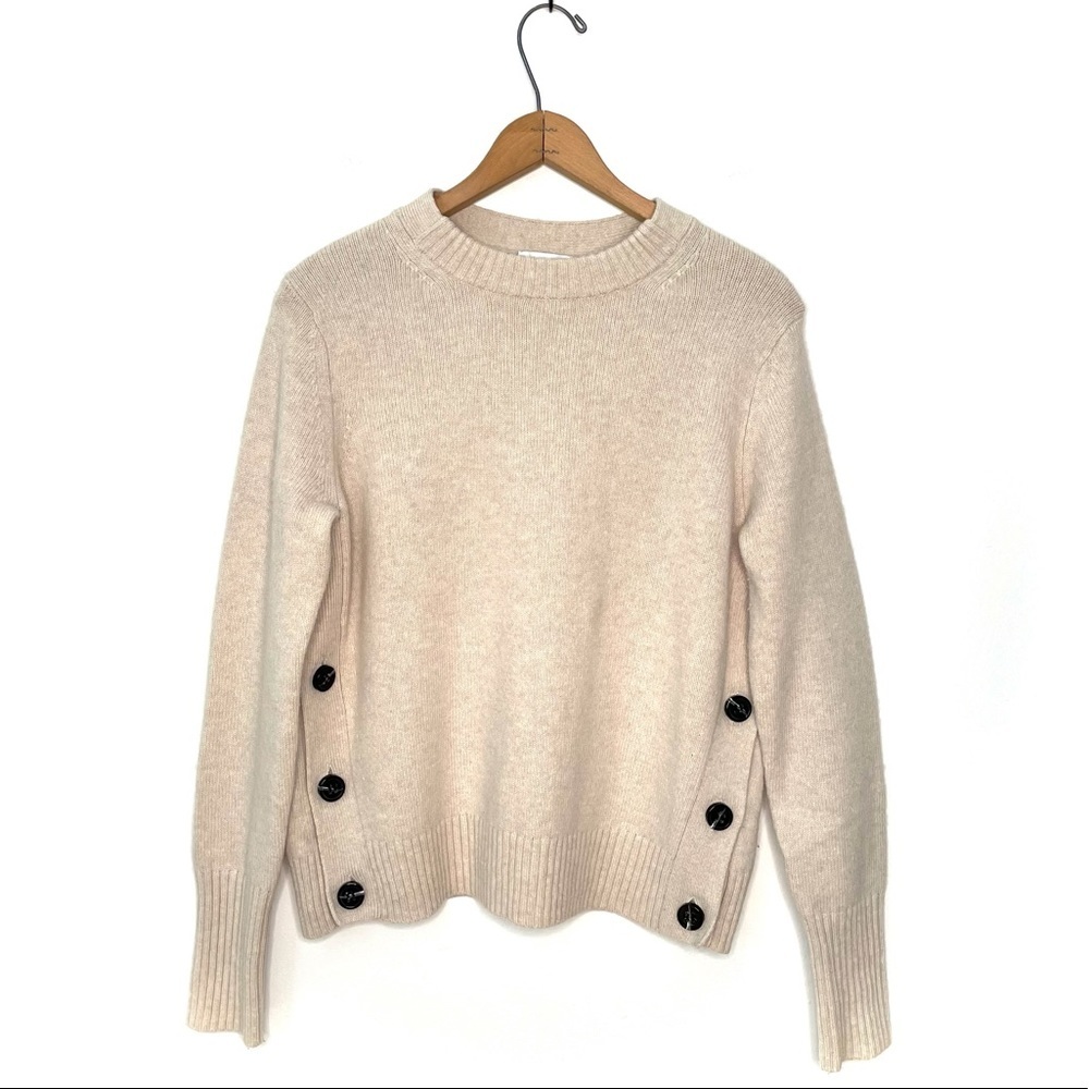 Reiss | Cream Lambswool Sweater